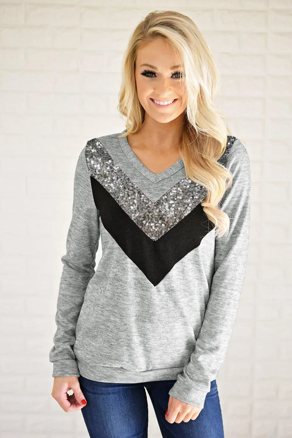 Hot Sales 2017 Women Autumn Casual Nice Breif Solid Colors T shirts