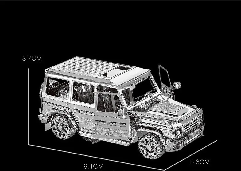 Атаман Танк MK50 модель 1:100 хкнаньюань 3d металлическая головоломка креативные игрушки развивающая ручная способность Сделай Сам тренировать свой ум - Цвет: I31130BZS