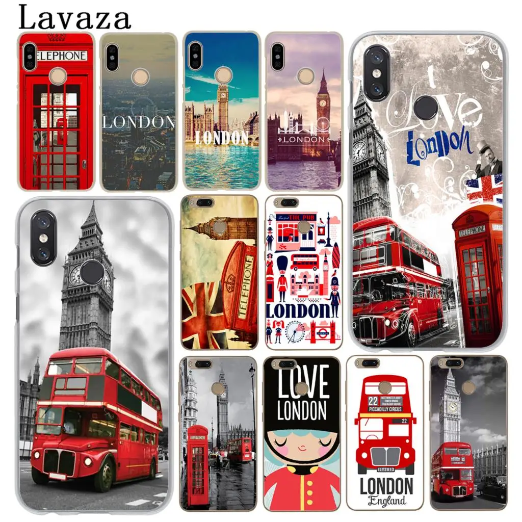 Lavaza London big ben Bus чехол для телефона Xiaomi MI 9 9T A3 Pro CC9 CC9E 8 SE A2 Lite A1 pocophone f1 6 6X 5S 5X MAX