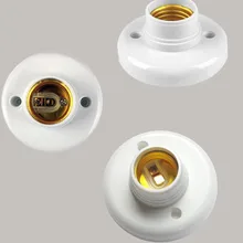 E27 потолочный светильник колпачок винт плоская лампа держатель E27 настенный энергосберегающий светильник база