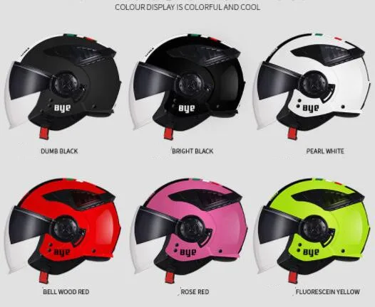 Moto rcycle шлем с открытым лицом Половина moto racing capacete para moto cicleta винтажные moto rbike шлемы с двумя защитные козырьки объектива