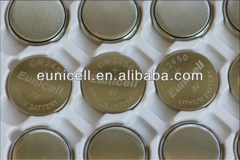 Fresh battery New 10000pcs bulk battery CR2450 3V lithium coin cell