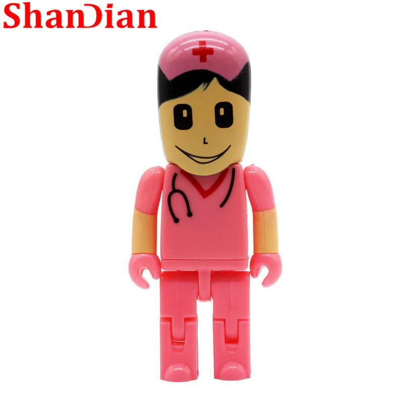 SHANDIAN doctor nurse usb флэш накопитель медицинский Флешка 4 ГБ 8 16 32 64 Гб карта памяти U disk