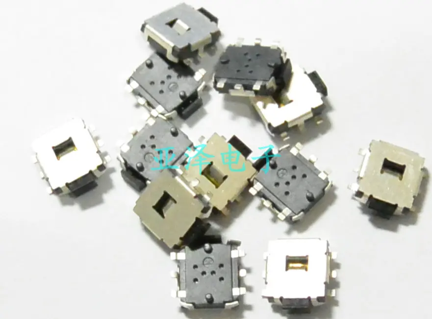 

20PCS/LOT NTC patch side press big turtle two gear switch NTC604-AC1G-A200T, double-click the touch switch
