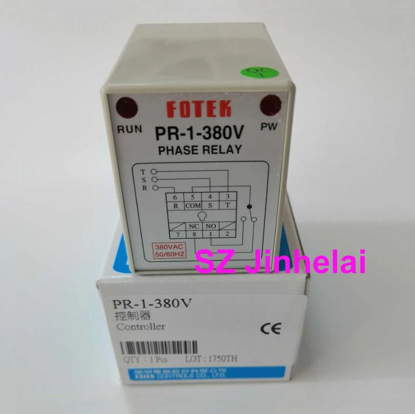 

FOTEK PR-1-380V Authentic original PHASE RELAY PR-1 380VAC