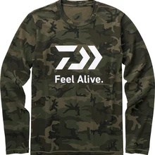 DAIWA стиль дайв Рыбалка Костюмы быстросохнущие анти-УФ Daiwa рубашки Спортивная одежда для рыбалки, с длинным рукавом Костюмы