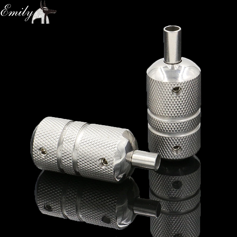 25MM Tattoo Stainless Steel Grip With Back Stem Tattoo Grips Supply