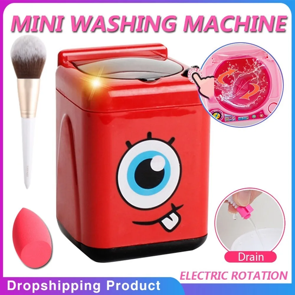 

Electronic Mini Washing Machine Baby Toy Washing Machine Set Simulated Home Appliances Simulation Kids Children Pretend Play Toy