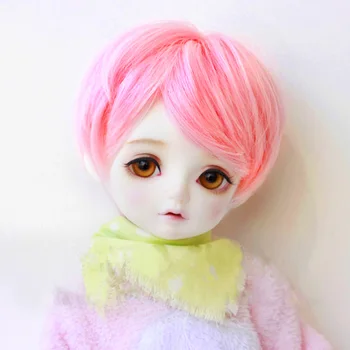

Ascosplay doll accessories doll hair BJD wig Three colors can choose short hair oblique bangs 1/3 1/4