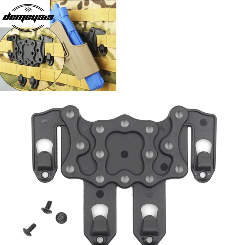 

Molle Platform Tactical Vest Gun Holster Hanger Airsoft Pistol Holster Platform Mounting Strike Platform Adapter System