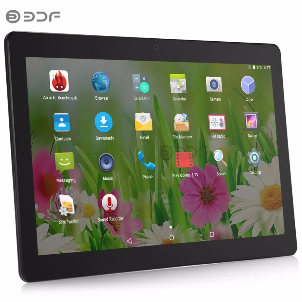 

10 inch Phone Call SIM Card Tablet Pc 2GB +16GB Android 6.0 2G 3G Internet Beeline Card Quad Core WiFi FM IPS LCD Metal shell