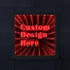 Custom Image Logo Text LED Infinity Mirror Wood Frame Personalised LED Picture Frame Cool Infinite Led Tunnel Lamp Neon Sign ► Photo 1/6