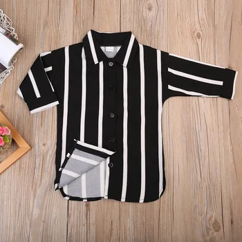 

Girl Winter Clothes Baby Girls Striped Shirt Baby Long Sleeve Tops Casual Dress Tee Top Clothes Outfit