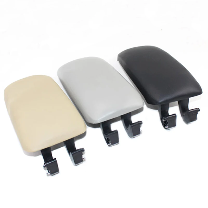 

for Audi A3 8P / A5 Leather Car Armrest Latch Cover Center Console Armrest Cover Car Black Storage Box Lid Cover Car accessories