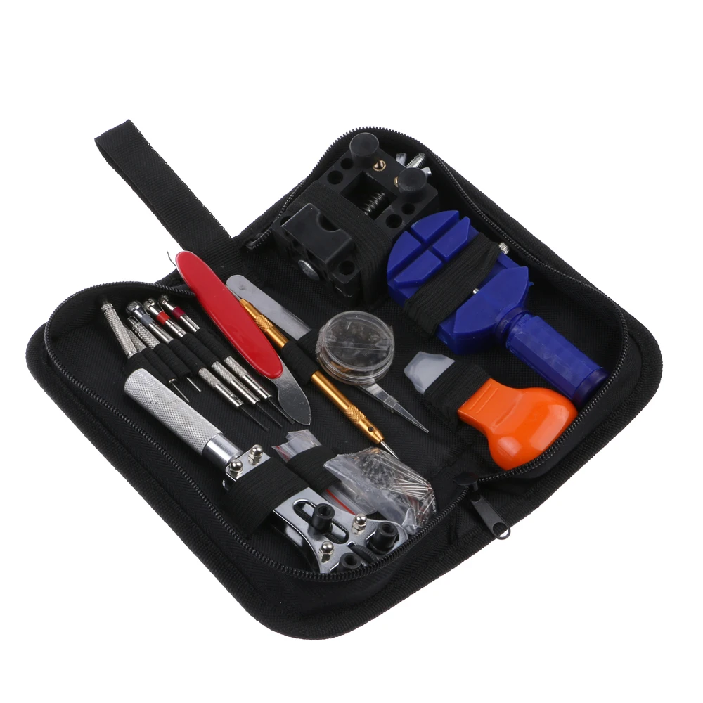 Professional 144 Pcs Watch Repair Kit Tool Spring Pin Bar Watchmaker Opener Setin Repair Tools