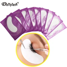 Dollylash 10 пар бумажных пластырей накладки для ресниц гелевые накладки под глаза накладки для наращивания ресниц накладки на глаза стикеры обертывания инструмент для макияжа