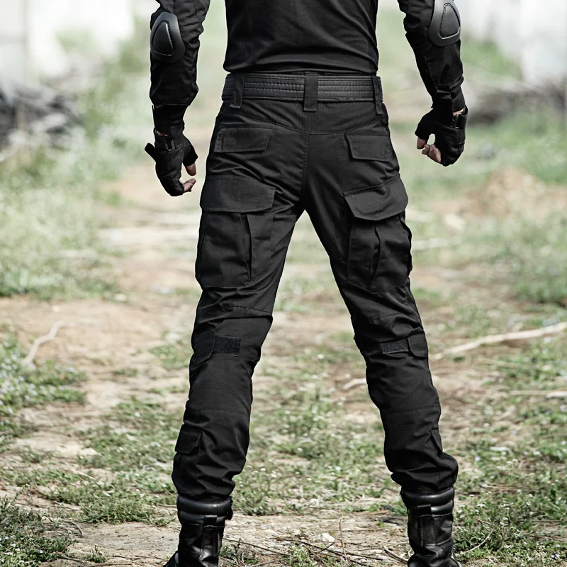 Военные тактические брюки SWAT армейские брюки-лягушка камуфляжные брюки карго наколенники мужские панталоны темно-синие рабочие брюки охотники