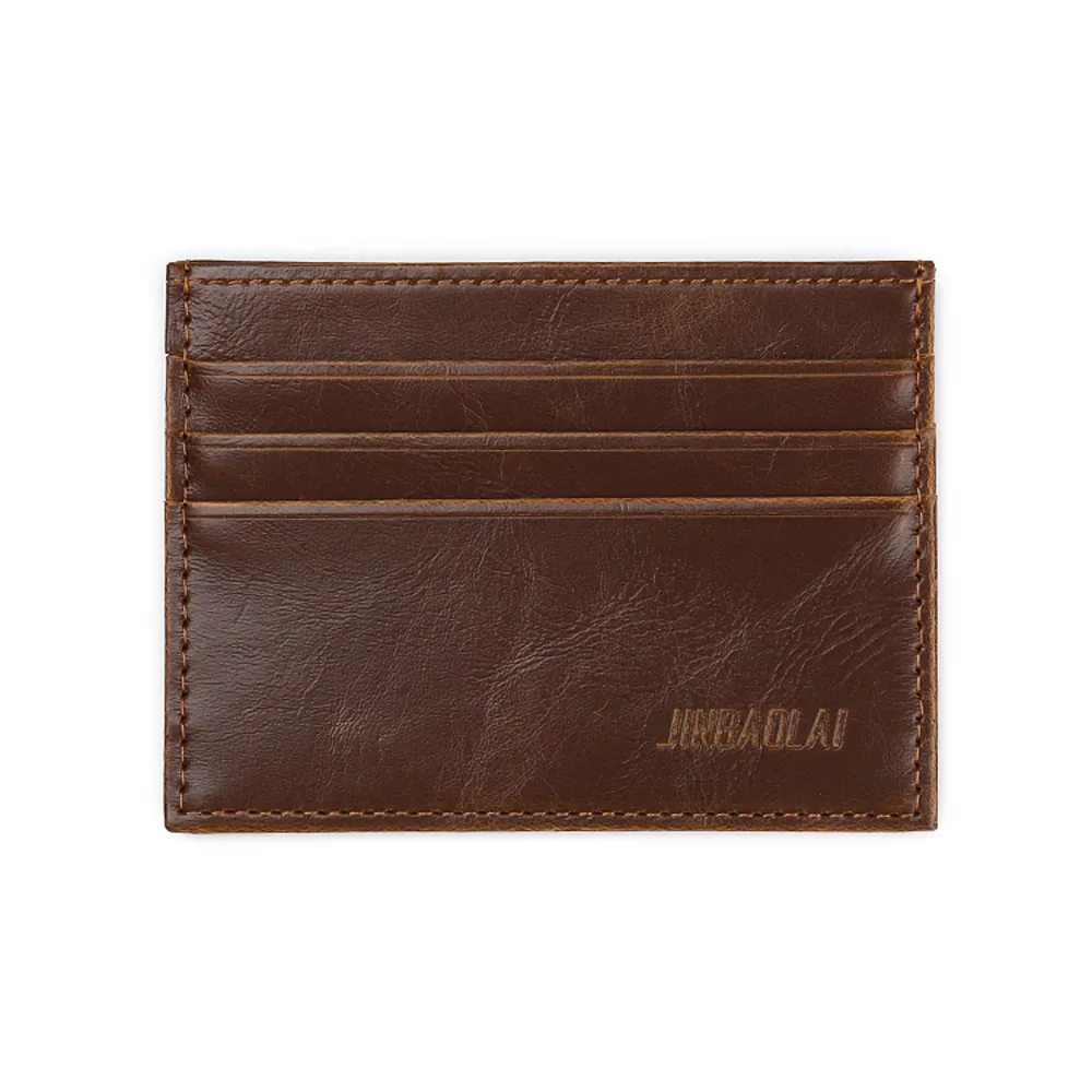 

JINBAOLAI Luxury Brand Men Faux Leather Wallet Purse Clutch Billfold Credit ID Card Holder Slim Pocket Purse Wallet