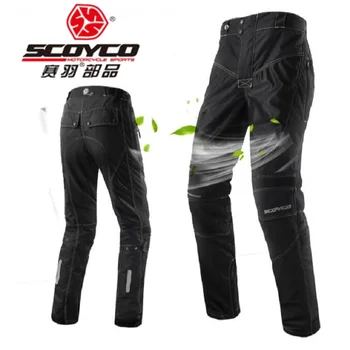 

2018 New Spring Summer SCOYCO Motorcross Motorcycle Pants trousers P017-2 Motorbike pant Breathable reflective of 450D Oxford