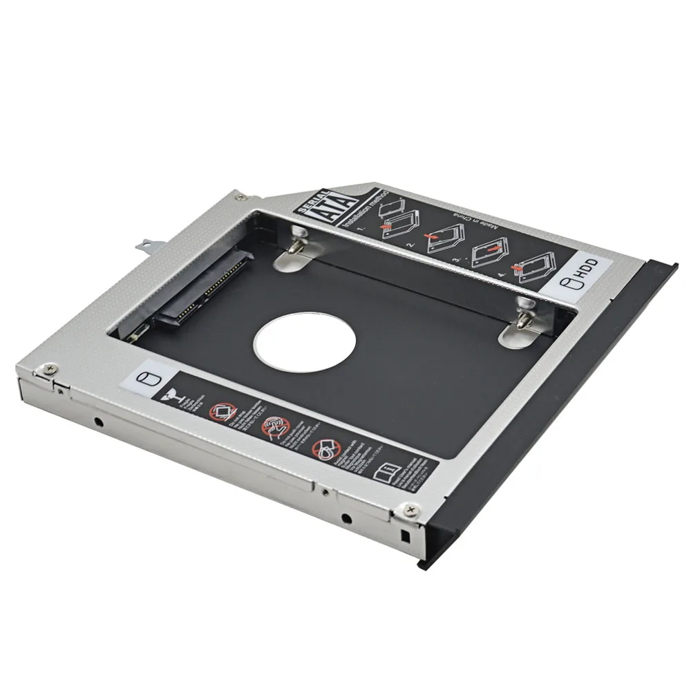 Алюминиевый бокс для 2-го жесткого диска 12,7 мм SATA 3,0 2," USB для lenovo ThinkPad L430 L420 L412 корпус жесткого диска Opatibay