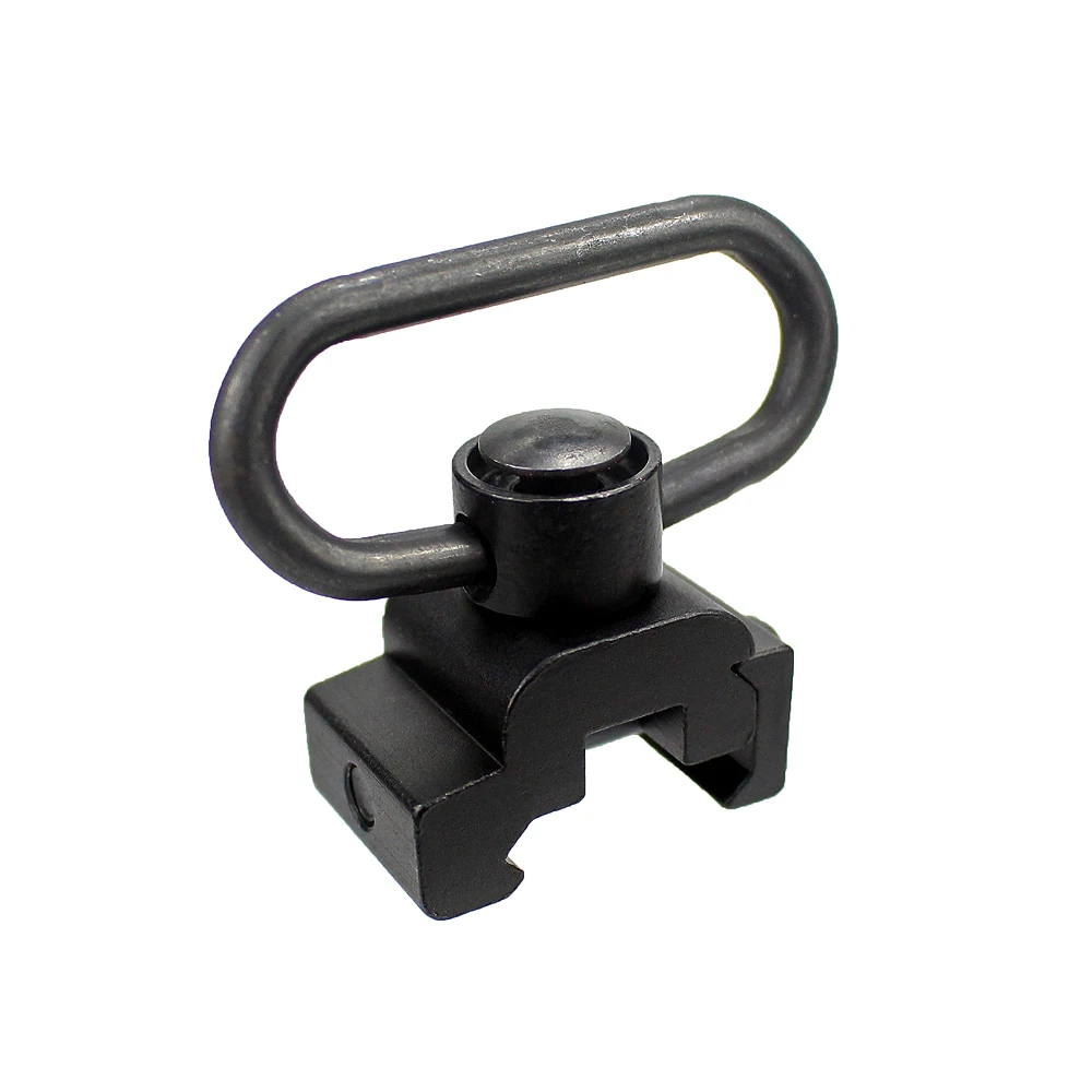 

QD Sling Mount and Swivel with Release Button for Picatinny Weaver Rail