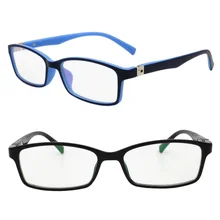 discount sales 8322 rectange fullrim durable dual color 180 degrees flexible TR90 cute big size optical glasses frame for boy