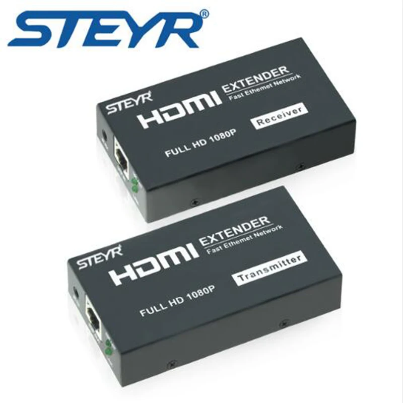 STEYR HDMI IR Extender 120m STEYR 400ft HDMI font b Network b font Extender RJ45 Single