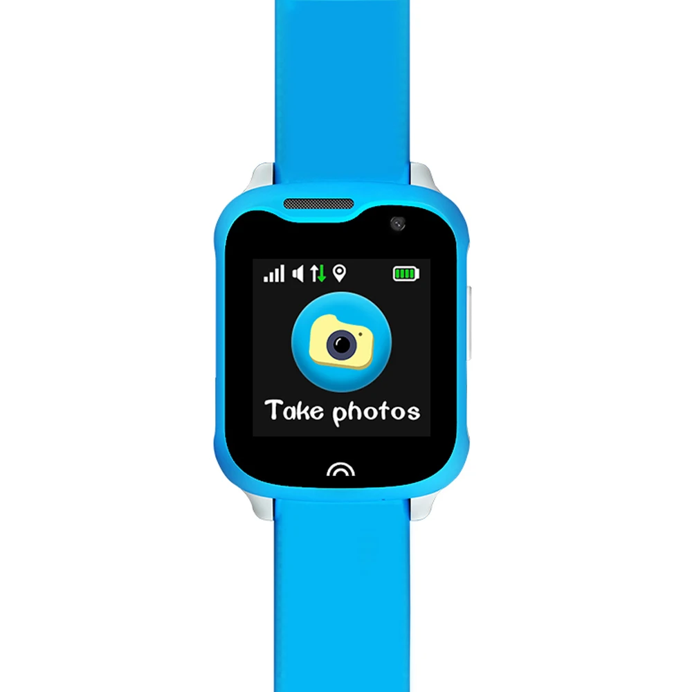 Дешево D7 Детские умные часы с font b gps b font отслеживанием GSM SIM детские font b gps b font часы трекер Водонепроницаемый спортивный голосовой мониторинг забор сигнализация SOS.