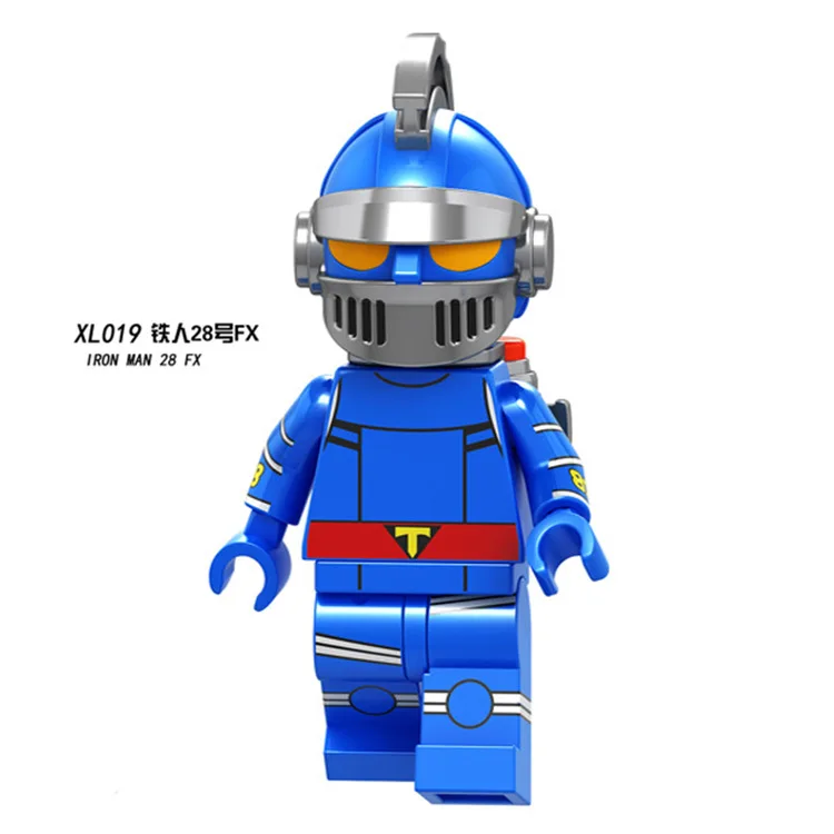 

Building Blocks Single Sale Iron Man 28 FX Figures Ironman White Wolf Super Heroes Models Building Bricks Children Toys Blocks