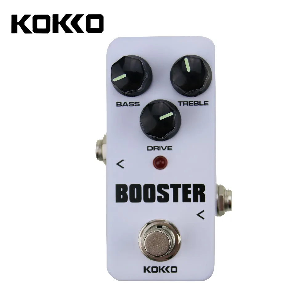 KOKKO Mini Booster Pedal 2 Band EQ Electric Guitar Effect Pedal Guitar