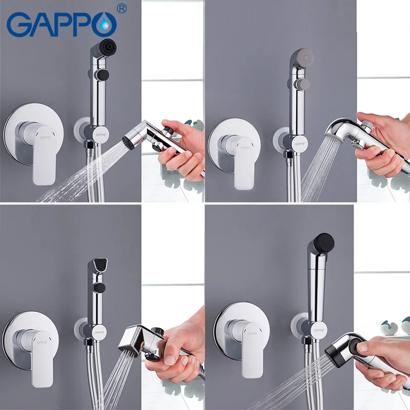 GAPPO white Bidets handheld shower muslim bidet shower set enema shower