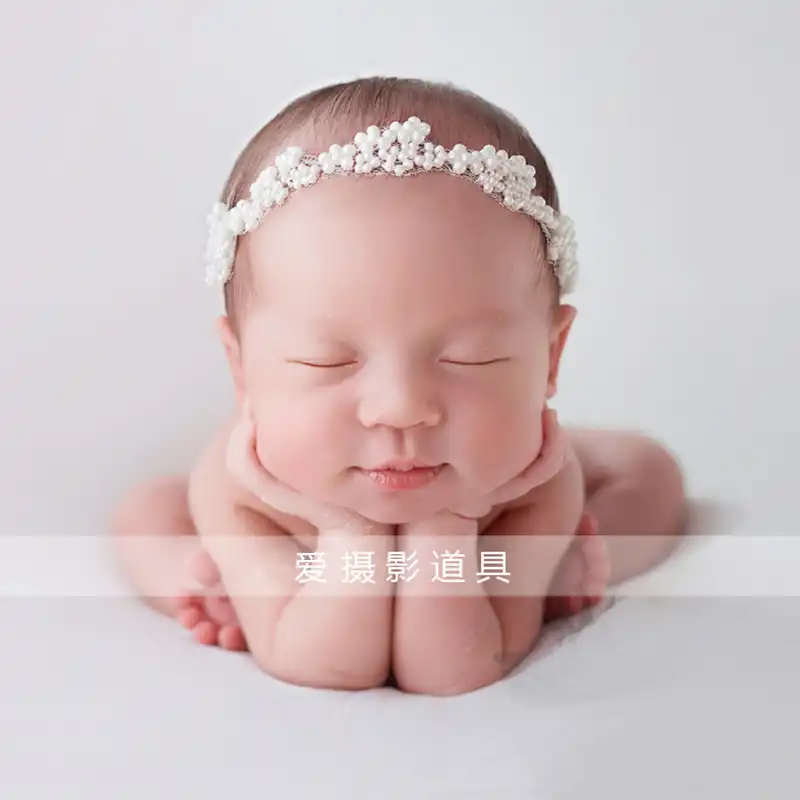 newborn pearl headband