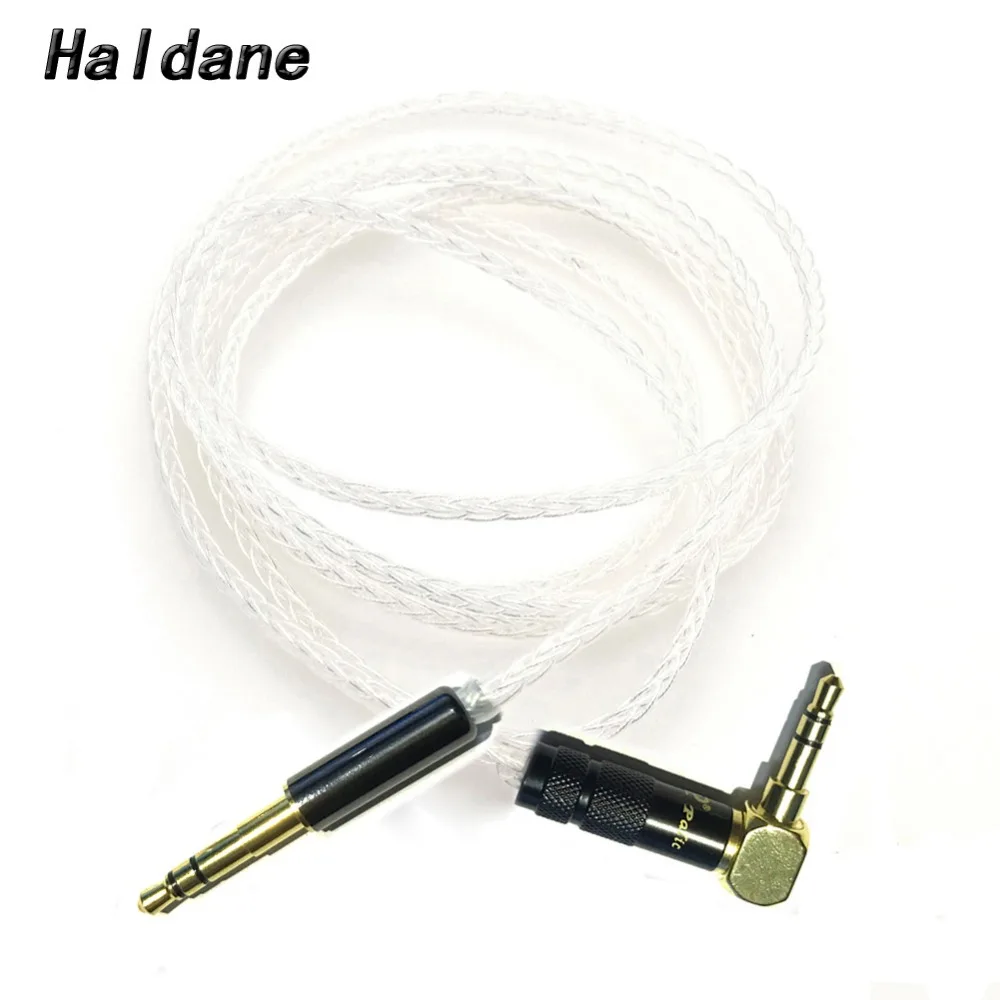 

Free Shipping Haldane 3.5mm 8 Cores 7N Silver Plated Headphone Upgraded Cable For H9 H8 H7 H6 & studio solo3 2