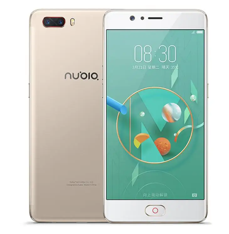 Nubia M2 4 Гб + 64 Snapdragon 625 MSM8953 восьмиядерный смартфон 5 &quotFHD AMOLED 16MP 13MP двойная камера