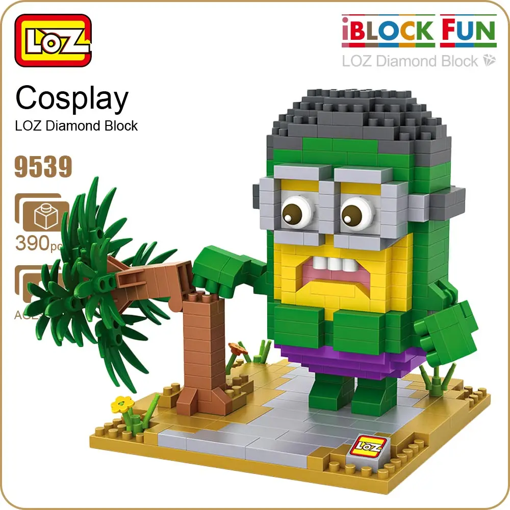LOZ Building Blocks Action Figures font b Toys b font For Children Diamond Block Education Superheroes