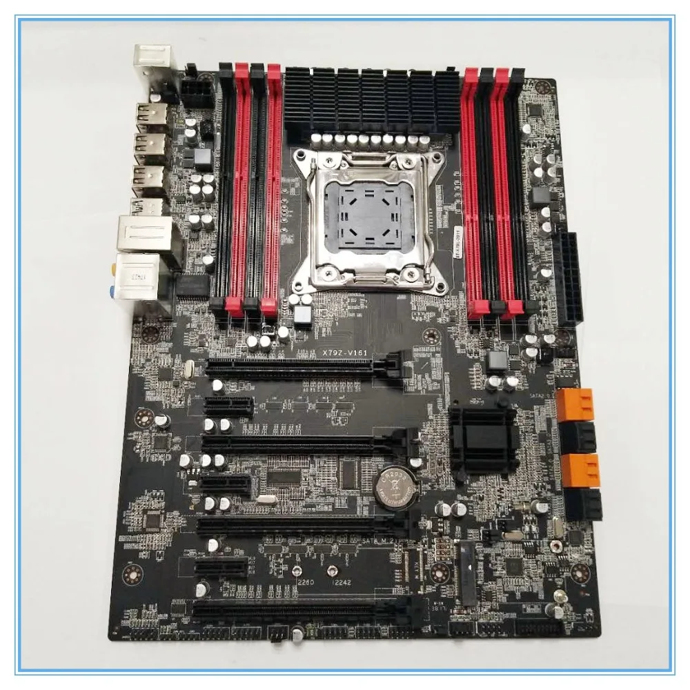 

New desktop Motherboard X79Z-V161 EATX ECC for intel LGA2011 SATA 3.0 USB 3.0 DDR3 128GB Memory Capacity Computer mainboard
