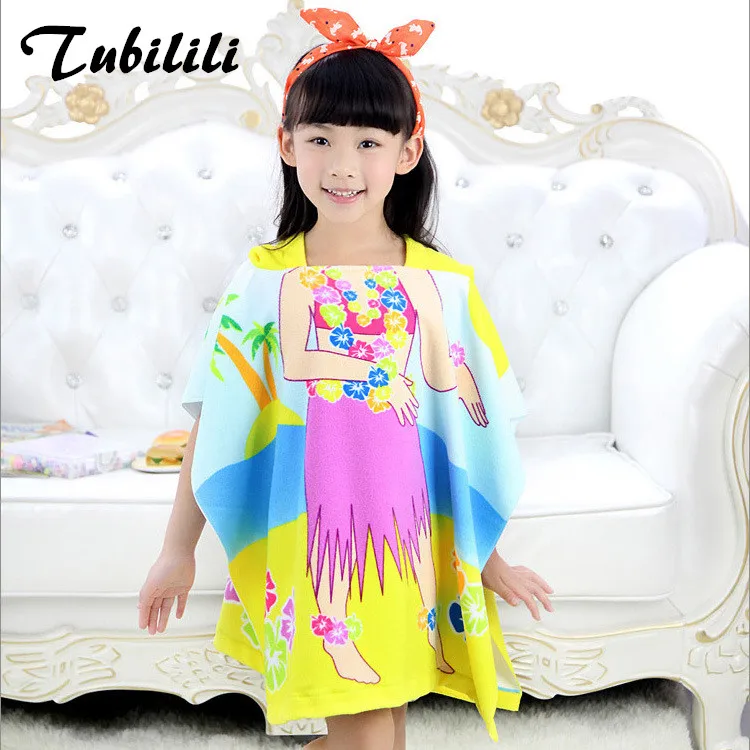 120*60 Microfiber Fabric Activity Child Bath Cartoon Towel Home Textiles Printed Beach Shower Towel Swimwear Absorbent Towel
