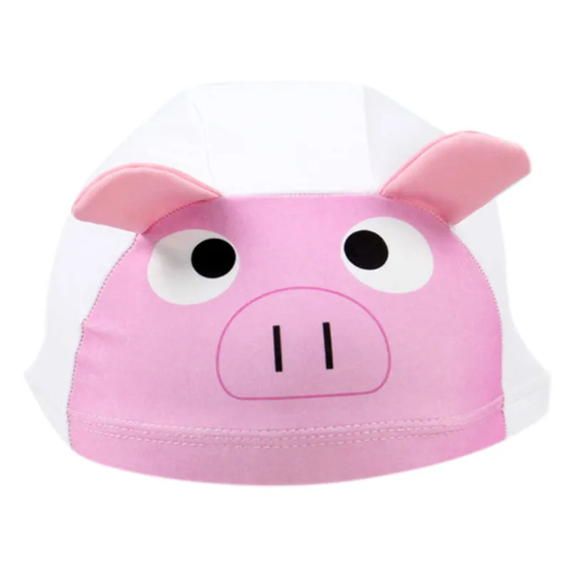 44x18 CM Nylon Kawaii Kids Swimming Hat Childrens Cartoon Cute Swimwear Cap For Baby Boys & Girls 35MA08 (8)