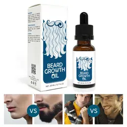 20 мл мужской рост бороды Натуральное эфирное масло увлажняющее разглаживающее масло для мужской бороды Уход рост бороды эссенция S22