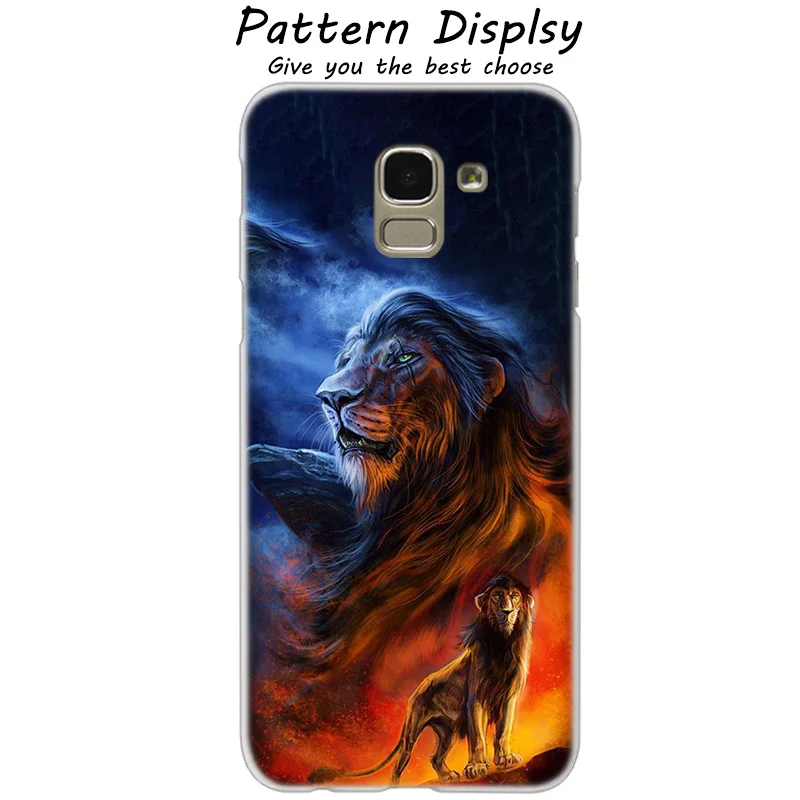 Жесткий чехол с изображением короля льва simba для samsung Galaxy J2Pro J4 J6 J8 J3 J5 J7 2017EU Prime CORE Plus Модный чехол - Цвет: 05