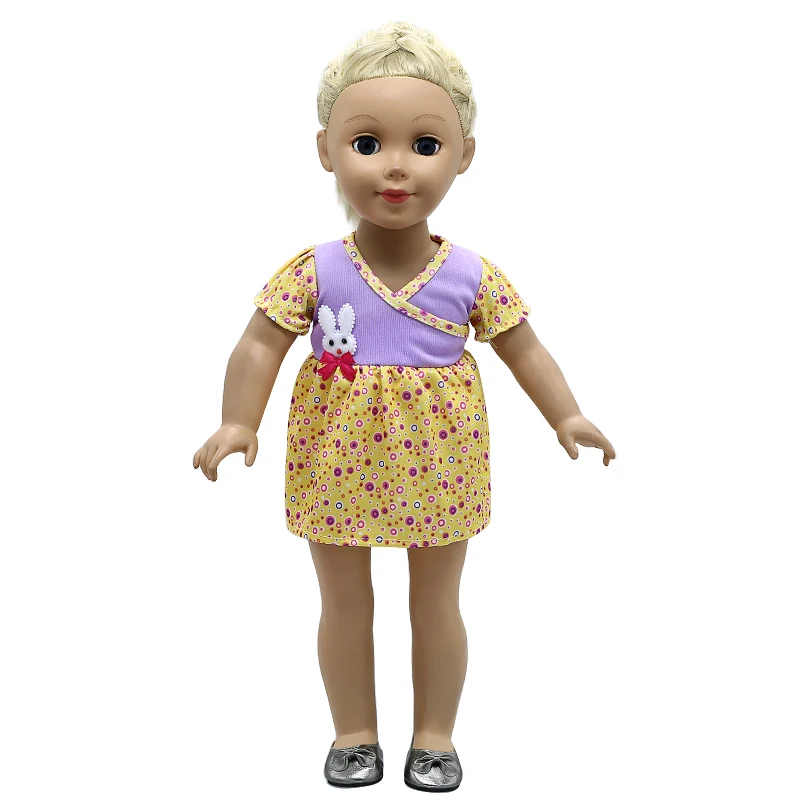 American Girl Dolls Clothes 6 Colors Cute Princess Dress Fit 16 18 inch
