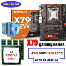 Good quality HUANAN ZHI deluxe discount X79 motherboard with M.2 slot CPU Xeon E5 2680 V2 with cooler RAM 32G(4*8G) 1600 RECC цена Good quality HUANAN ZHI deluxe discount X79 motherboard with M.2 slot CPU Xeon E5 2680 V2 with cooler RAM 32G(4*8G) 1600 RECC цены онлайн