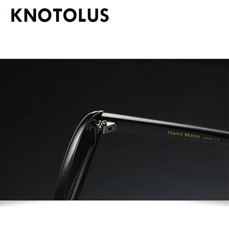 Knotolus 2018 Брендовая Дизайнерская обувь Винтаж Овальные Солнцезащитные очки