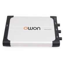 Owon vds1022/vds1022i 25mhz 100msa/s, taxa de amostra de 2/ 4 canais, osciloscópio digital de pc