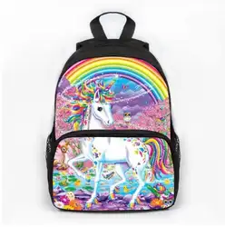 2019 Новая мода Единорог школьные рюкзаки для девочек Детская школьная сумки мультфильм Животные книжный пакет Дети рюкзаки, школьный рюкзак