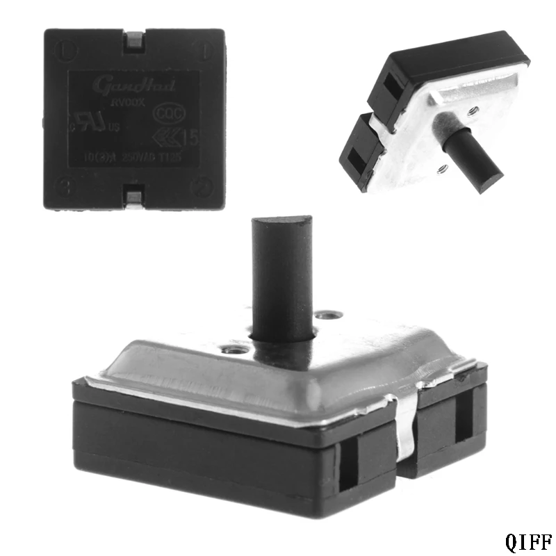 1pc Mar28 4 Position Rotary Switch OFF/Low/Medium/High For Fan Heater heating selection switch