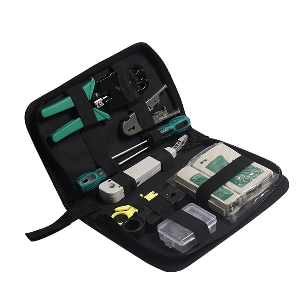 New Arrival 10 Pcs/Set Network Combination Tool Set Home Network Cable Installation And Maintenance Tool New Arrival 10 Pcs/Set Network Combination Tool Set Home Network Cable Installation And Maintenance Tool