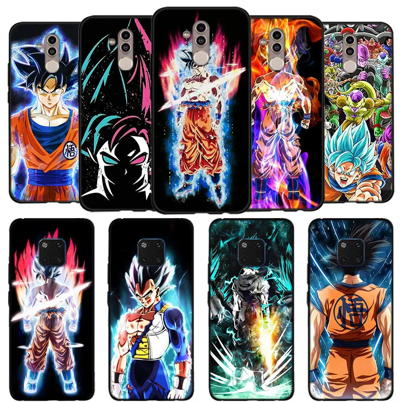 

dragon ball super ultra instinct Phone Case for Huawei Mate 10 20 Lite Mate 10 20 Pro P20 Lite black Soft Silicone Coque Case