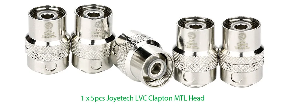 5pcs Joyetech LVC Clapton MTL Head for CUBISCUBIS ProeGO AIO 1