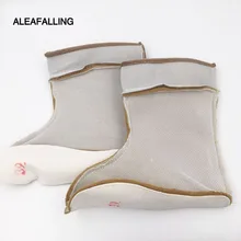 Aleafalling утолщенный Хлопок складной портативный чехол для обуви теплая подкладка зимние сапоги покрывает кашемир Съемный 23-25 см SC012